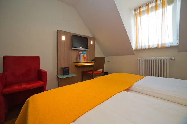 غرفة اقتصادية بسرير مزدوج، Stadthotel Freiburg 3/4