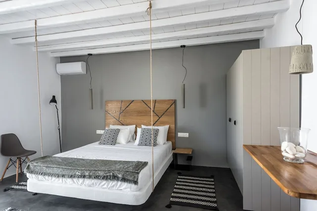 جناح غراند بسريرين منفصلين وسرير كوين بغرفتي نوم مع أريكة بجاكوزي، Mykonos Residence Villas & Suites 3/5