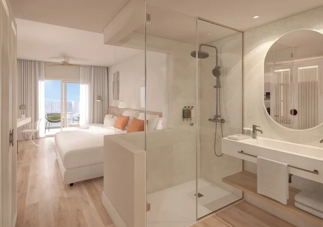 غرفة بسرير كوين بإطلالة جزئية على البحر، Amare Beach Hotel Sancti Petri 5/6