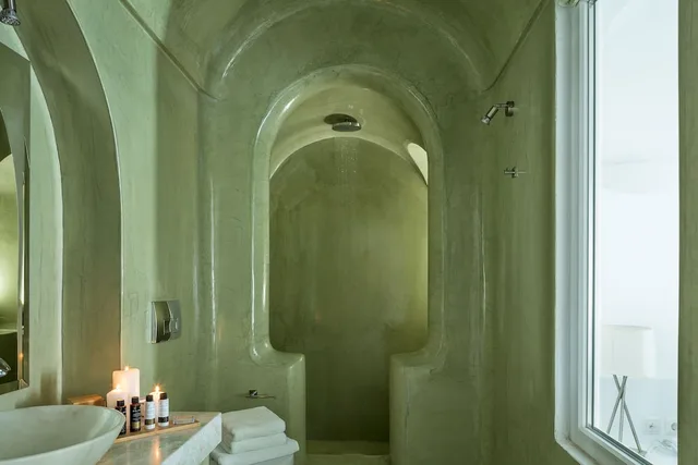 جناح بسرير مزدوج بحوض جاكوزي، Amber Light Villas 4/4