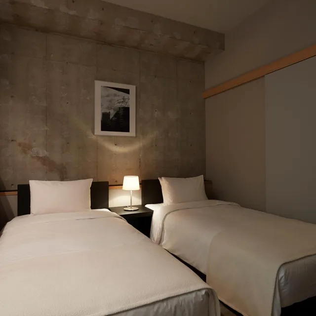 غرفة قياسية بسرير فردي، Tones Osaka 1/4