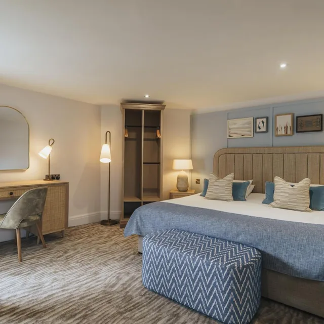 غرفة ديلوكس بإطلالة على النهر، The Old Quay House Hotel 3/10