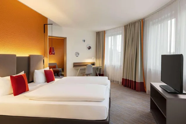 جناح بسرير مزدوج وسرير فردي، Sunday Hotel Leipzig City 1/3