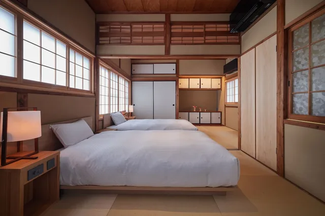 غرفة بريميير بسريرين منفصلين، Hotel Cultia Dazaifu 2/2