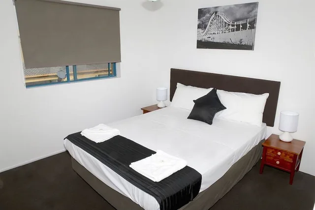 شقة بسرير كوين بغرفة نوم واحدة، Karana Palms Self Contained Apartments 1/10