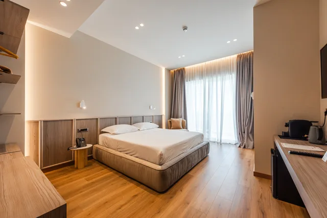 غرفة مزدوجة ديلوكس بإطلالة على البحر بشرفة، Aragosta Hotel 2/8