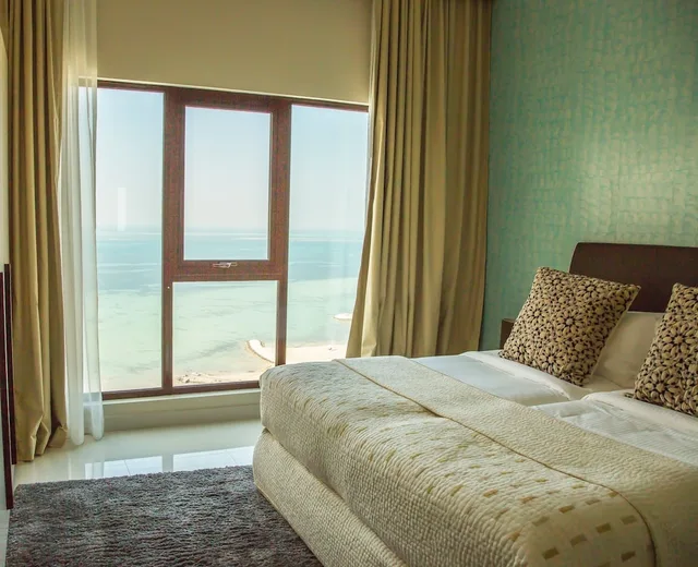 شقة بسرير كينج وسريرين منفصلين وسرير كوين بإطلالة على البحر بـ3 غرف نوم، Lagoona Beach Luxury Resort And Spa 4/6