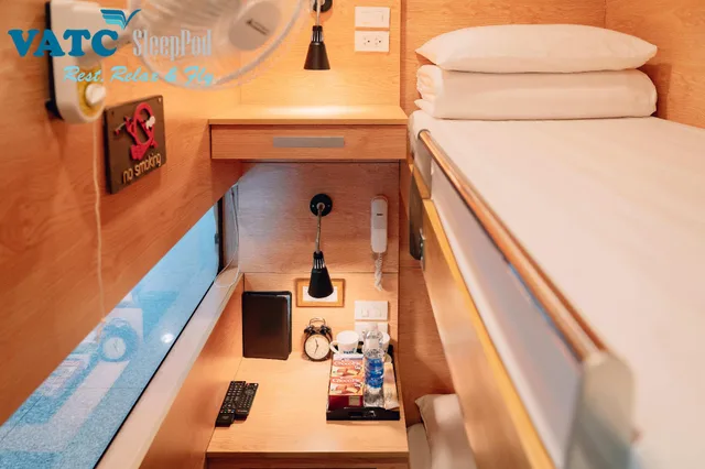 غرفة بسريرين منفصلين، VATC SleepPod Terminal 1 1/1