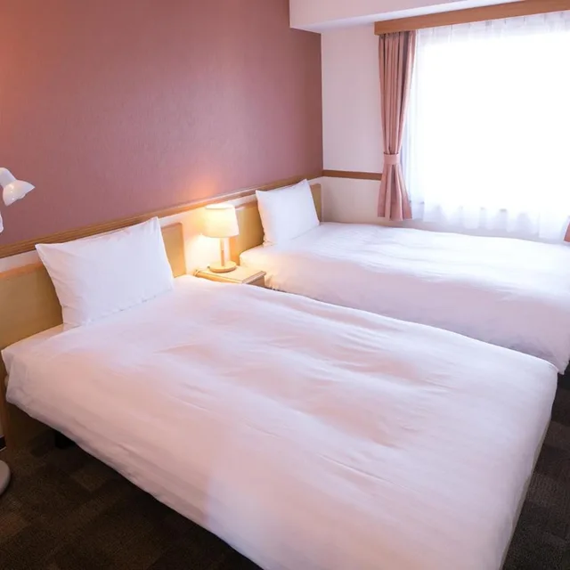 غرفة بسريرين منفصلين للمدخنين، Toyoko Inn Maebashi Ekimae 1/8