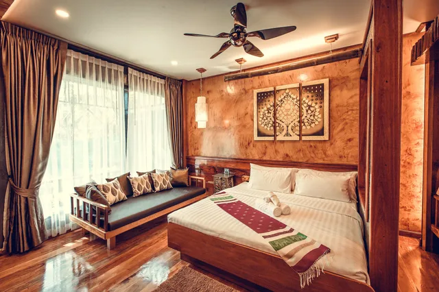 غرفة غراند رباعية بسريرين منفصلين وسرير كينج، Andalay Beach Resort Koh Libong 1/1