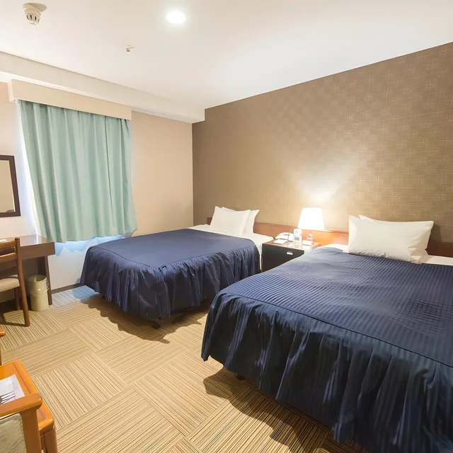 غرفة قياسية بسريرين منفصلين للمدخنين، Shizunai Eclipse Hotel 1/1