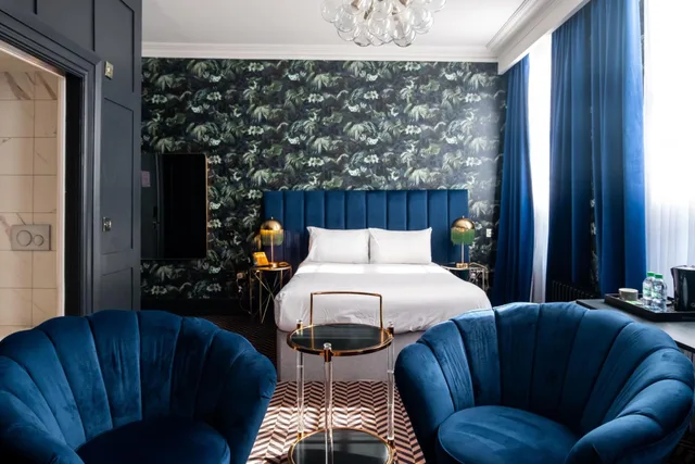 غرفة بسرير مزدوج أو سريرين منفصلين، Lock & Key Hotel 9/10
