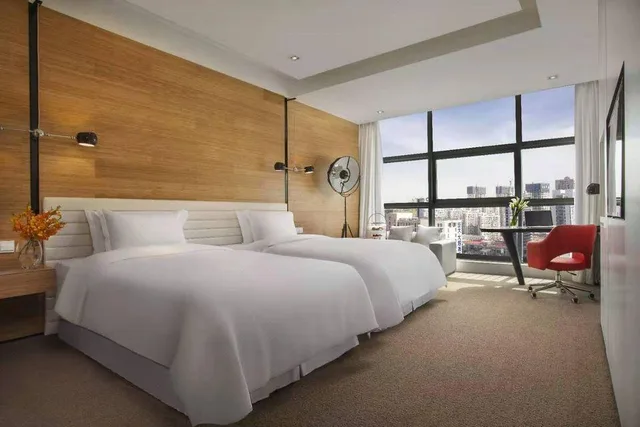 غرفة ديلوكس بسريرين منفصلين، HIMALAYAS QINGDAO HOTEL 2/3