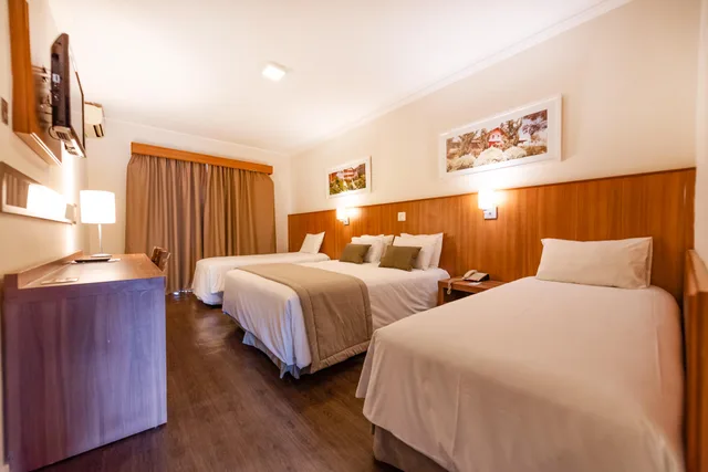 غرفة قياسية ثلاثية بإطلالة على الحديقة، Monreale Resort Parque Aquatico Pocos de Caldas 5/6
