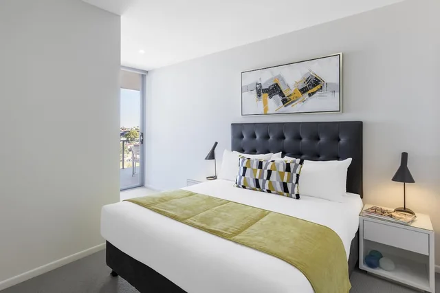 شقة بسرير كينج بغرفة نوم واحدة، Oaks Brisbane Woolloongabba Suites 1/2