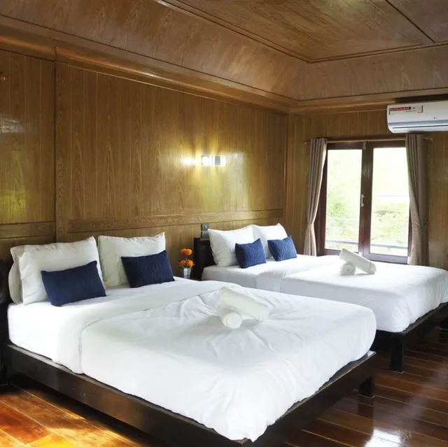 غرفة عائلية بسريرين مزدوجين بإطلالة على الجبل، Baan Suan Hill Resort 3/8