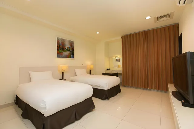 غرفة بسريرين مزدوجين، F Hotel Sanyi 1/1