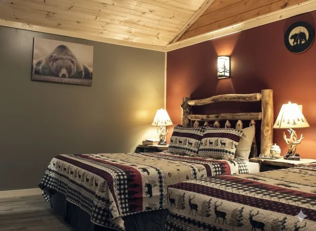جناح بفراش فوتون وسريرين كوين وسرير كوين، Sundowner on Lake George 1/3