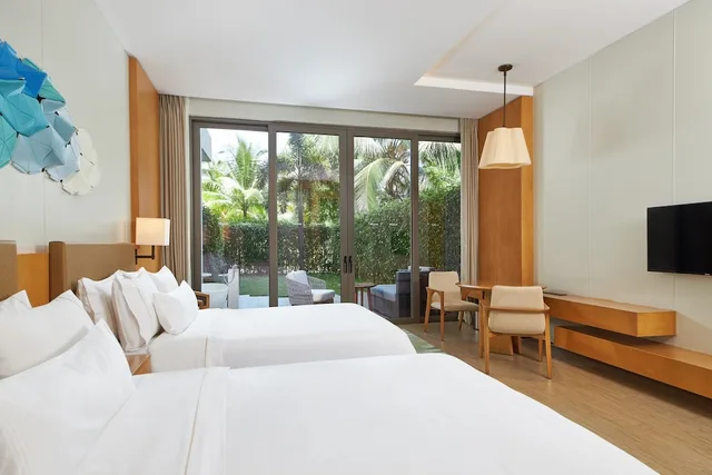 غرفة بسريرين مزدوجين بإطلالة على الحديقة، THE WESTIN SHIMEI BAY RESORT 1/5