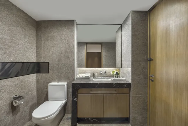 شقة ديلوكس بسرير كينج وسرير كوين بإطلالة على المدينة بغرفتي نوم بمطبخ، Ascott IFC Guangzhou 7/8