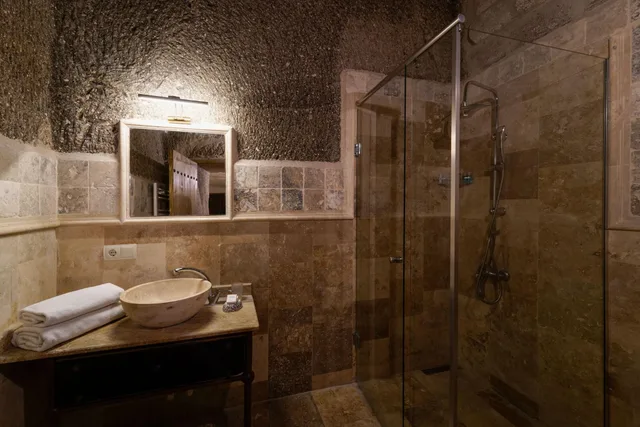 غرفة حصرية بسرير مزدوج أو سريرين منفصلين، Tekkaya Cave Hotel 6/7