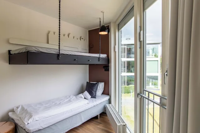 2 Bedrooms, Apartment, 4 Beds, Double and Bunk Bed, Partial Lake View, Lake View، Kolding Hotel Apartments 1/4