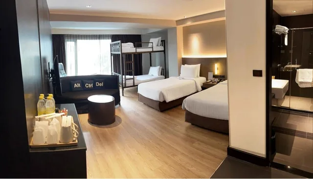 جناح عائلي بسرير بطابقين، Golden Tulip Mandison Suites 4/9