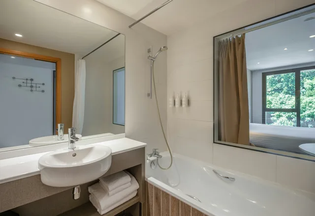 غرفة بسريرين منفصلين بإطلالة على النهر، Spark by Hilton Lyon Park Saone 4/4