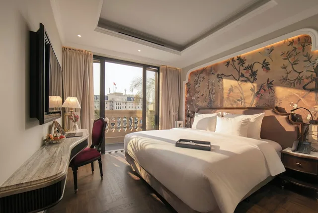 غرفة ديلوكس بسريرين منفصلين بإطلالة على المدينة بشرفة، Heritage Hamlong Hotel & Spa 7/10