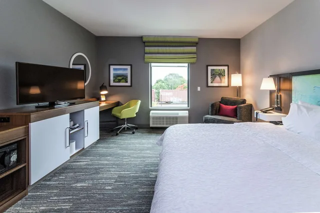 جناح استوديو بسرير كينج مع أريكة لذوي الإعاقة، Hampton Inn Suites Allen Park 4/10