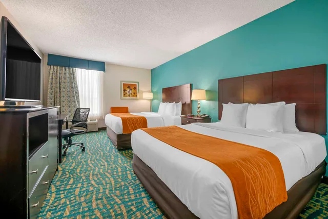 غرفة بسريرين كوين، Comfort Inn & Suites Fort Lauderdale West Turnpike 1/3