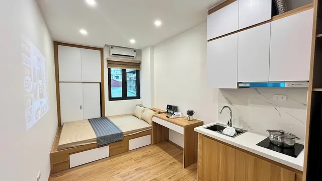 استوديو بسرير مزدوج بإطلالة على المدينة، Era Apartment Tam Da 9/9