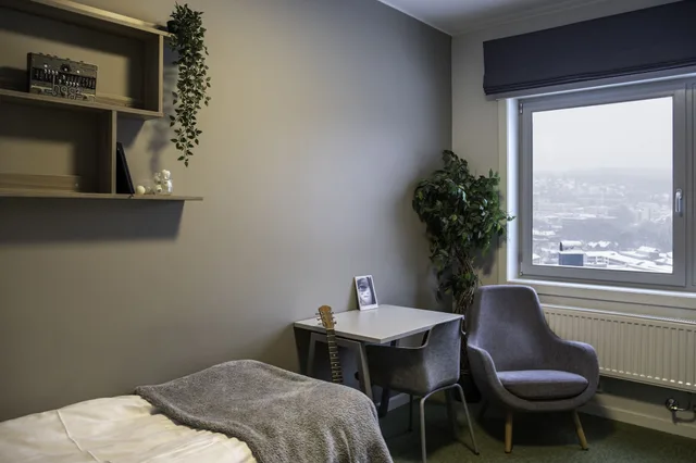 غرفة كلاسيكية مفردة بسرير فردي بحمام مشترك، Oslo Hostel Rønningen 1/1