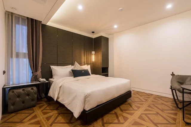 غرفة بريميير بسرير مزدوج، Hotel The May Jongno 2/10