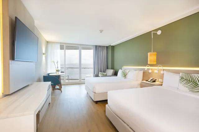 Standard, Twin Beds, 2 Double Beds, Sea View, Sofa, Grand Sirenis San Andres 1/4