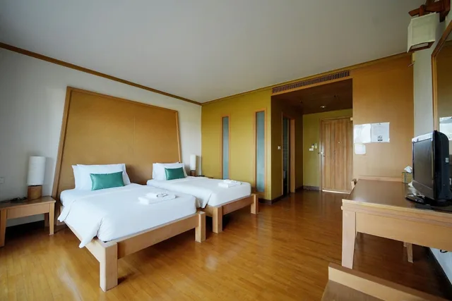 فيلا بسرير كوين بإطلالة على الحديقة يُسمح فيها بالحيوانات الأليفة، Tanaosri Resort Pranburi 9/10