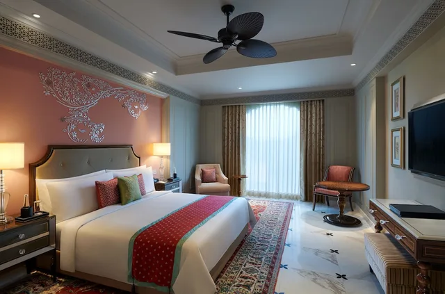 Palace, King Bed، The Leela Palace Jaipur 1/10