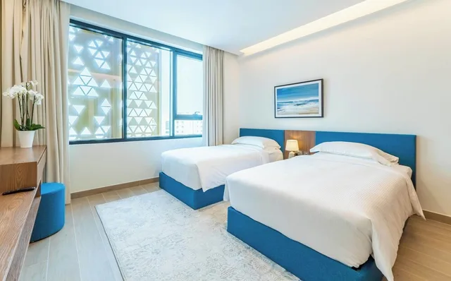 شقة بسرير كينج بغرفتي نوم، Beach Bay Hotel Mirfa, Edge by Rotana 3/8