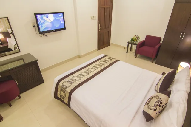 غرفة شهر العسل بسرير مزدوج بشرفة، Ngoc Linh Luxury Hotel 6/10