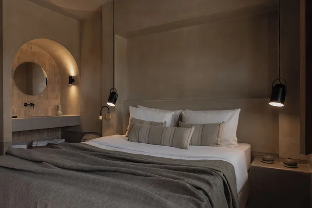 غرفة كلاسيكية بسرير كوين بإطلالة على البحر، Momi Slow Living Hotel 3/5
