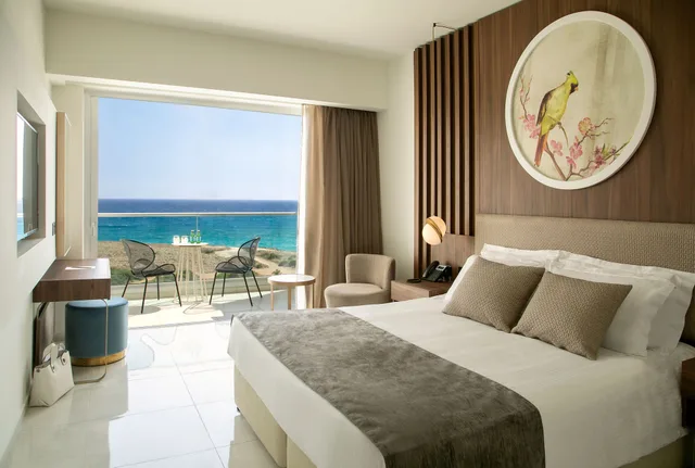 جناح بسرير مزدوج بإطلالة على البحر بغرفة نوم واحدة، Nissiblu Beach Resort 2/6