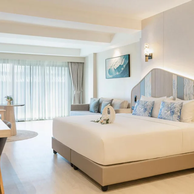 غرفة ديلوكس بسرير مزدوج أو سريرين منفصلين، Khaolak Emerald Beach Resort and Spa 6/10