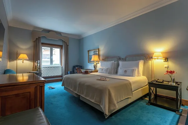 غرفة ديلوكس بسرير مزدوج بإطلالة على المدينة، Pestana Palace Lisboa 3/6