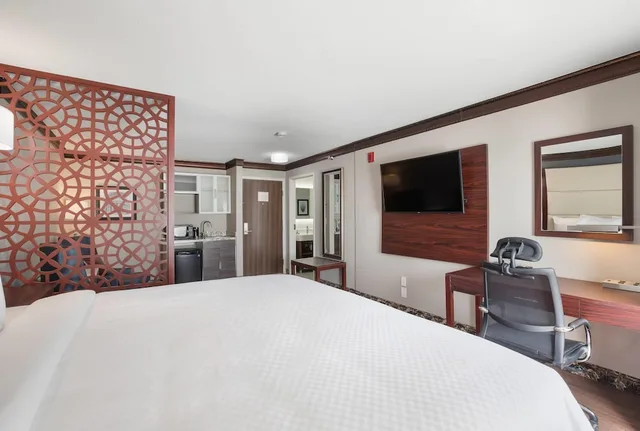 جناح بسرير كينج بحوض جاكوزي، The Leo Collection Detroit, an Ascend Collection Hotel 4/10