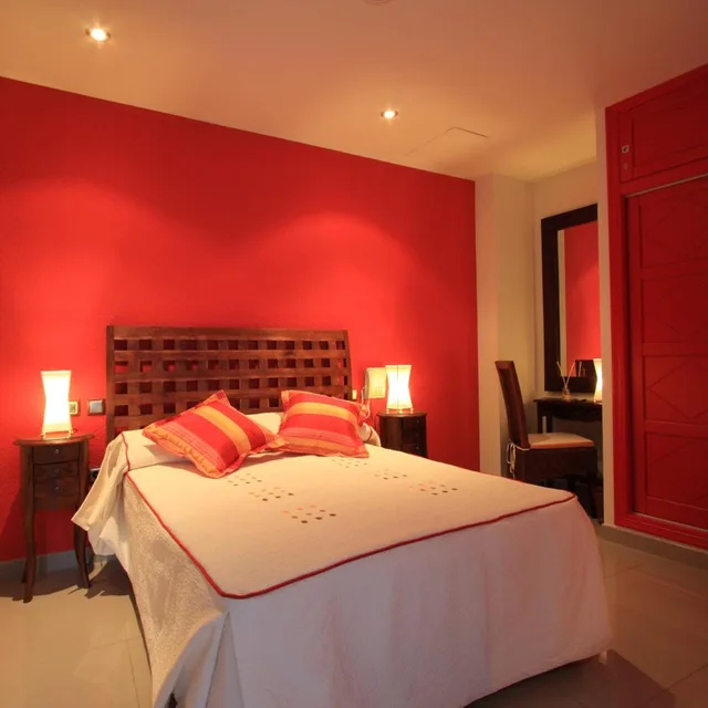 غرفة بسرير مزدوج أو سريرين منفصلين، Casa Banos de la Villa 3/10