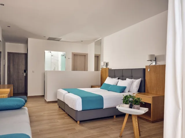 Junior Suite, King Bed, 2 Sofa, Pool Access، Cavo Orient Beach Hotel 2/5