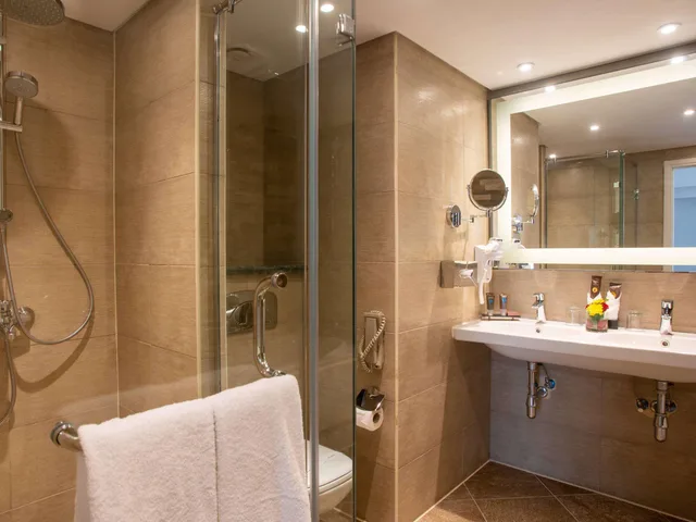 غرفة سوبيريور بسرير مزدوج بإطلالة على المسبح، Novotel Cairo Airport 10/10