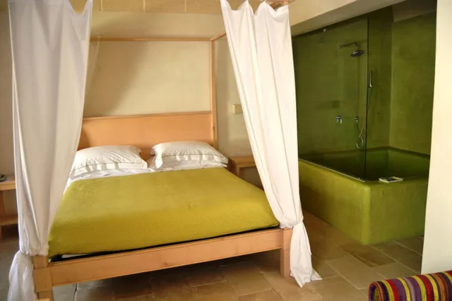 غرفة سوبيريور بسرير مزدوج وسريرين منفصلين، Relais Masseria Villa Cenci 5/9