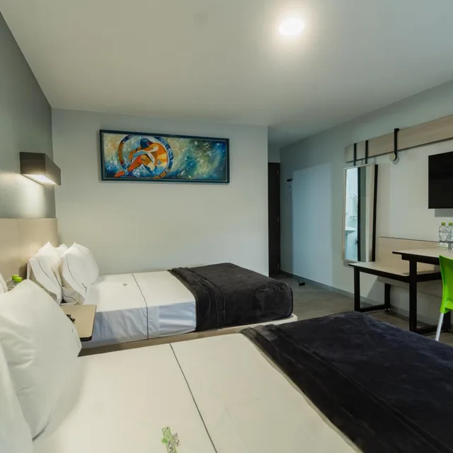 غرفة بسريرين منفصلين، Hotel Expo Inn 7/10