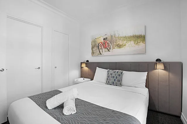 شقة بسريرين كوين بغرفتي نوم، Comfort Apartments Melbourne Central 5/10